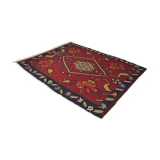 Anatolian handmade kilim rug 285 cm x 218 cm