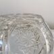 Bol en cristal de plomb vintage des années 1970 : pièce maîtresse de table bohémienne