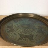 Brass oriental plateau 55 cm