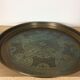 Plateau oriental laiton 55 cm