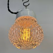 Vintage White Porcelain Pendant Light, 1970s