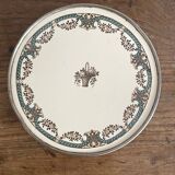 Sarreguemines Dubarry earthenware trivet