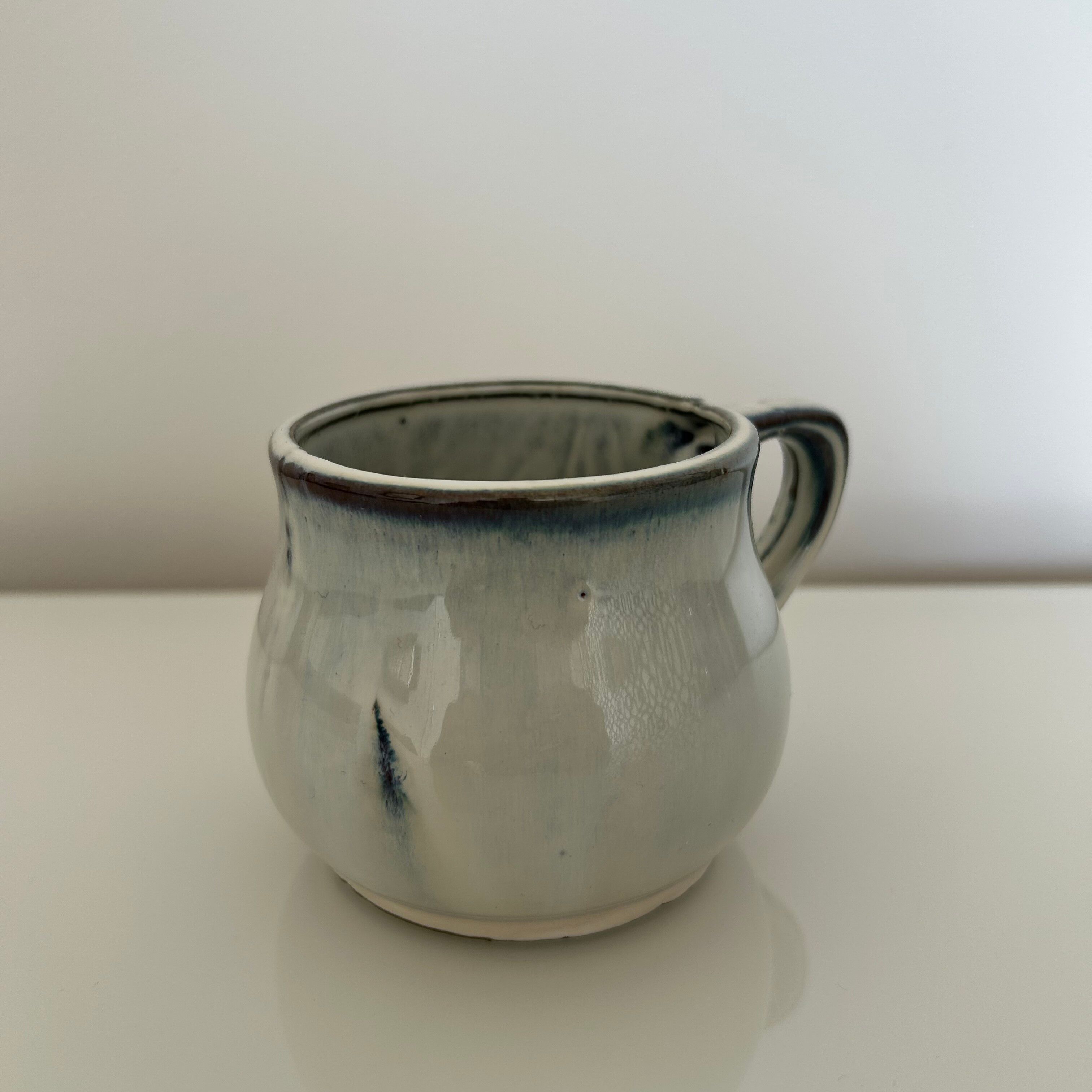 Blue and grey gradient mug