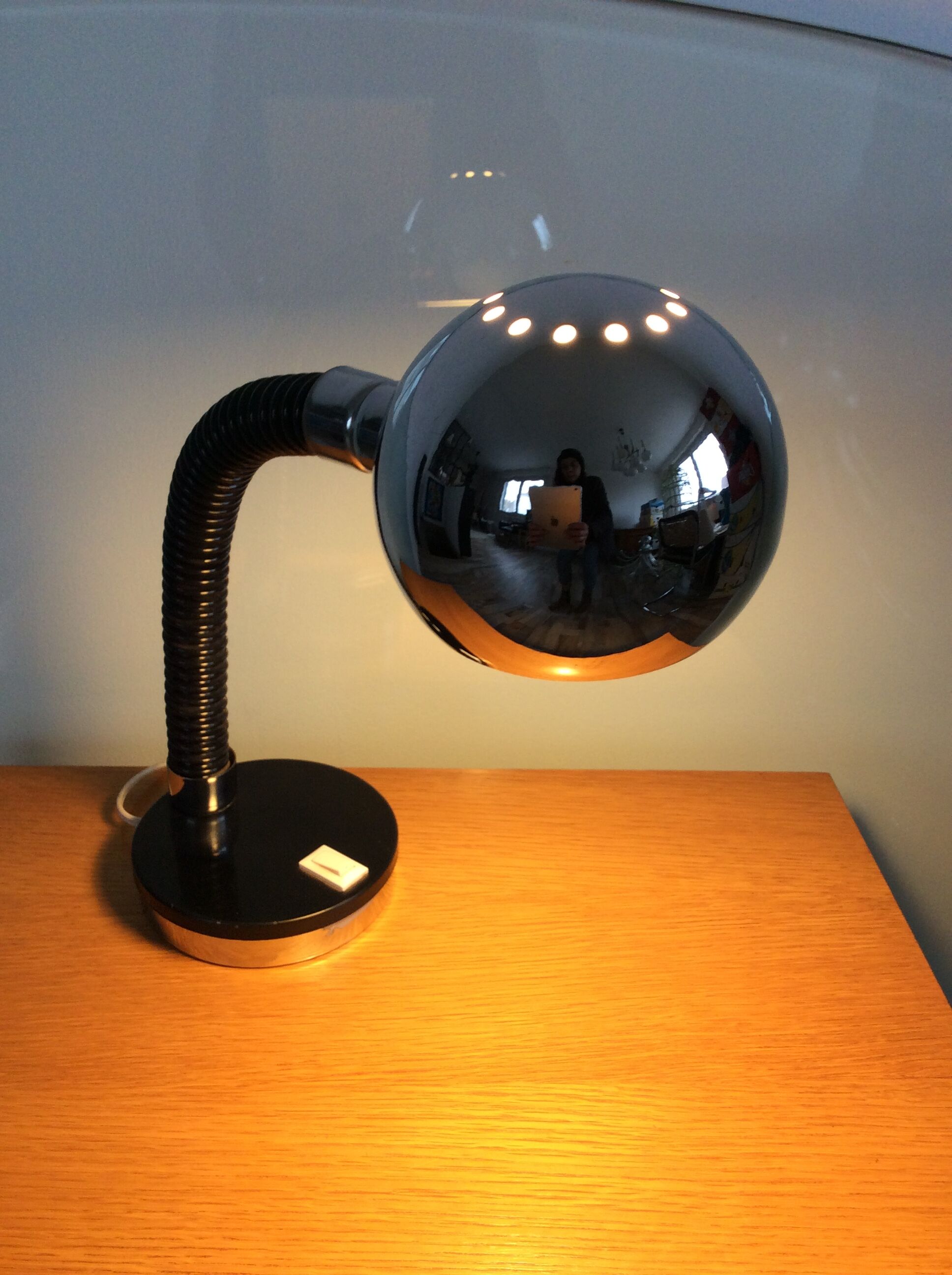 Lampe Eye ball des années 70