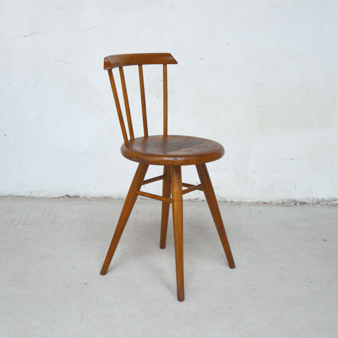 Old wooden workshop chair