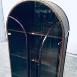 Rattan Bamboo High Board Display Chest, 1970s