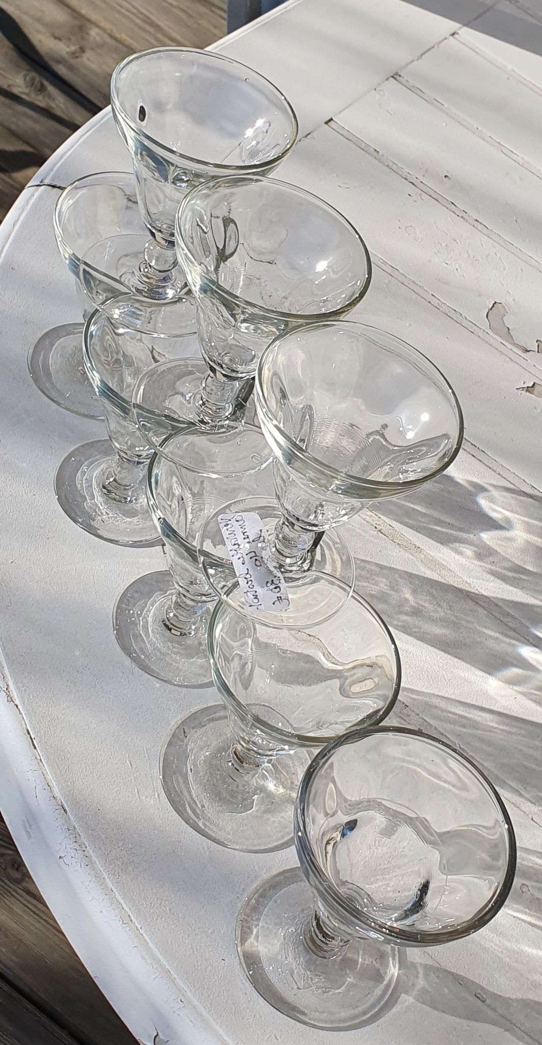 Set of bistro glasses