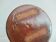Vintage vase with sandstone birds signed Biran