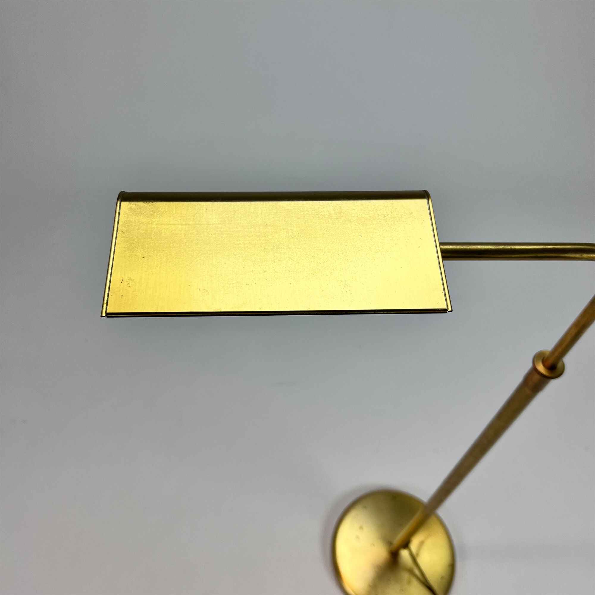 Mid century brass and steel classical floorlamp, 1960s