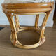 Tabouret en bambou années 50