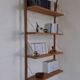Wall unit 4 shelves, Vintage Scandinavian 1960s