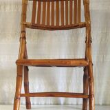 Folding bamboo chair for children