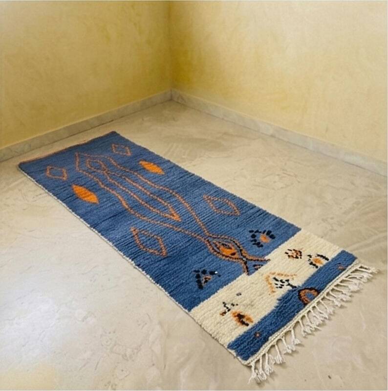 Tapis marocain berbère 100cmx300cm