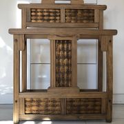 Antique wooden umbrella stand