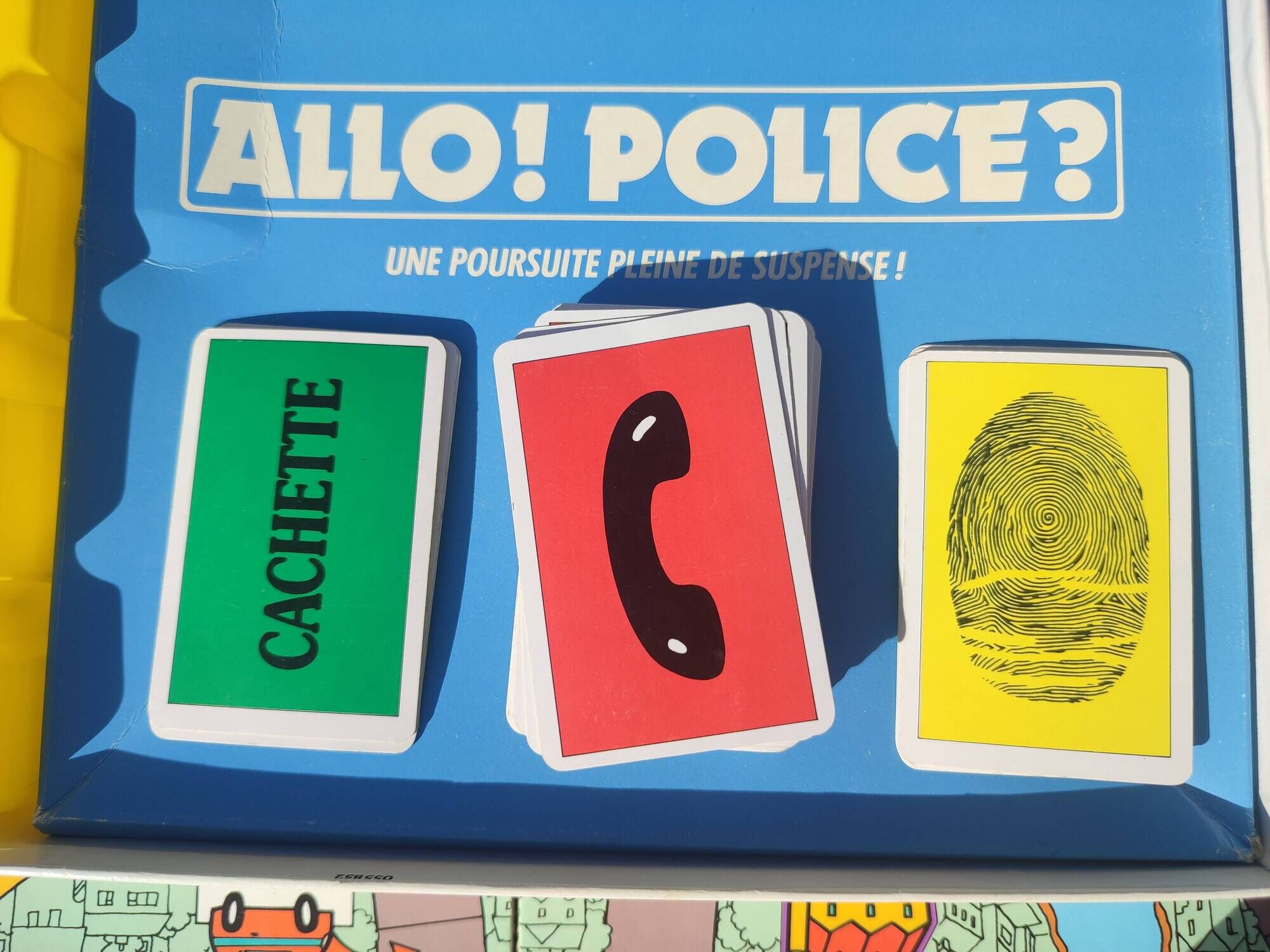 Vintage board game Allo Police? Nathan 1988 Complete