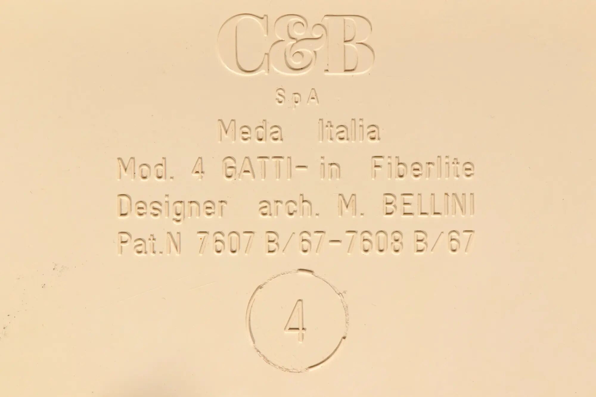 Space Age side tables GATTI by Mario Bellini for C&B Italia, set of 4