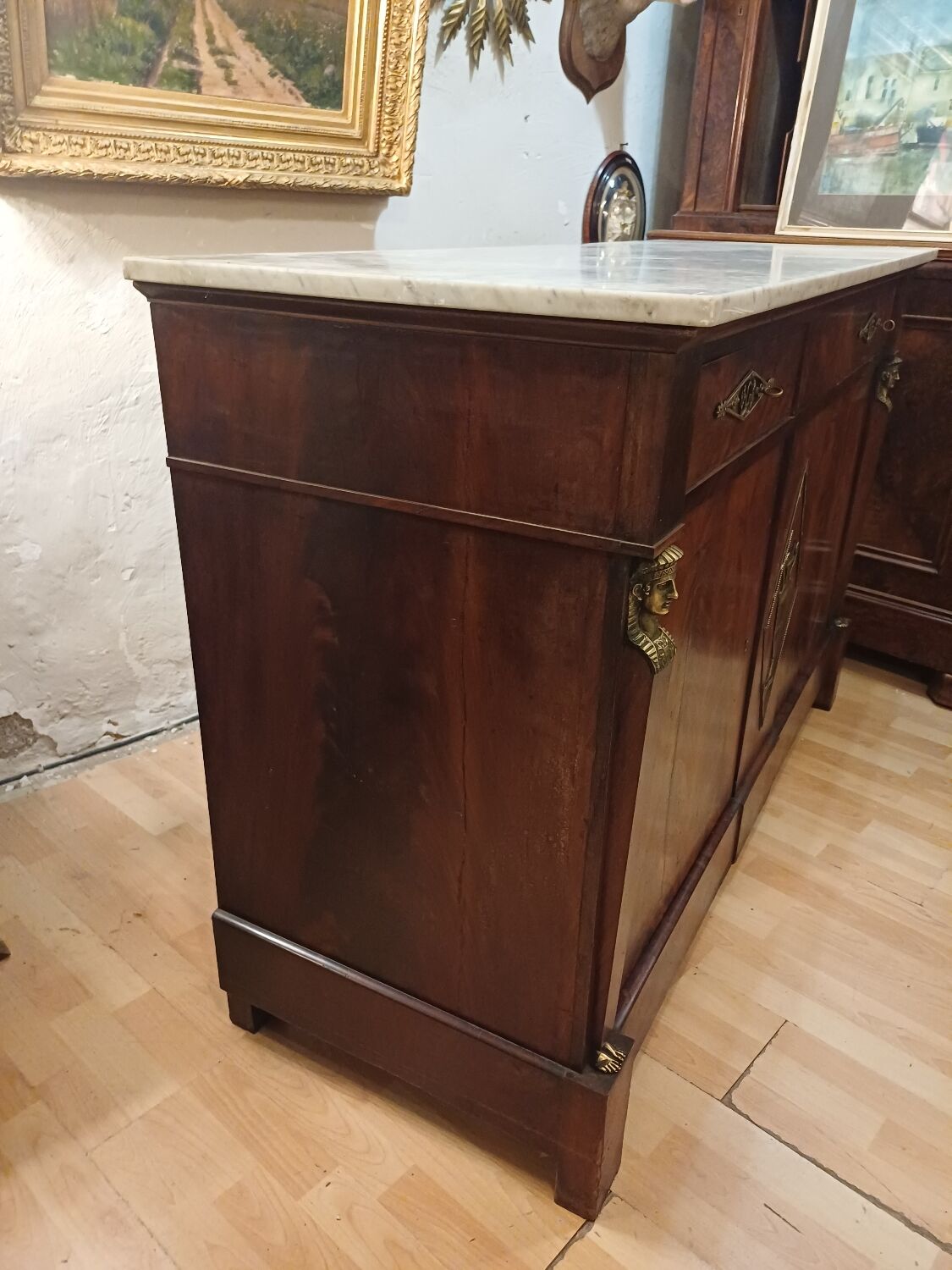 Empire period furniture, returned from Egypt in its original 19th-century condition