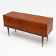Vintage low teak sideboard 1960s