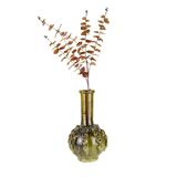 Authentic Tamegroute Pottery Vase – Moroccan Crafts Green Glazed 50cm