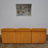 Corduroy modular sofa, 1970s, set of 3