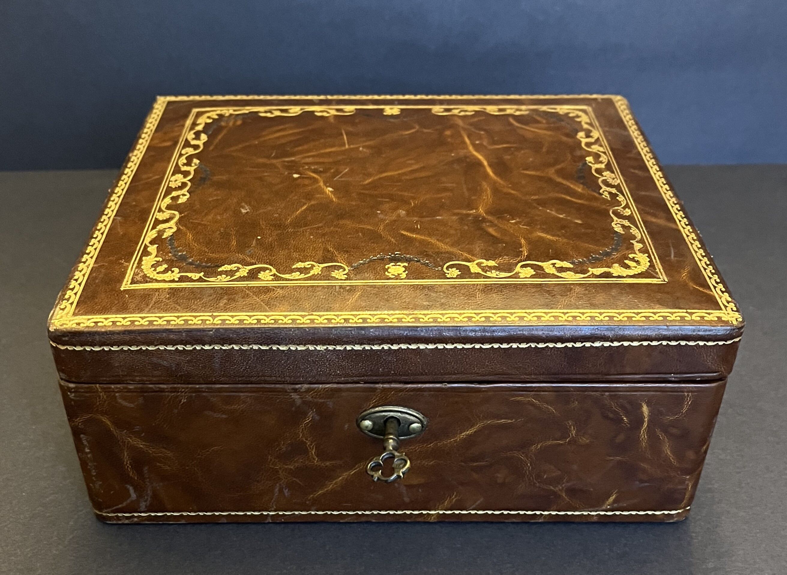 Antique jewelry box