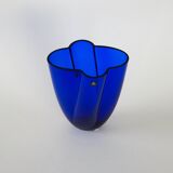 Cobalt vase, Danish design, 1980s, manufacturer: Royal Copenhagen