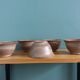 Vallauris Muratore style glazed terracotta bowl