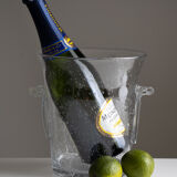 Vintage Champagne Cooler in Bubble Glass