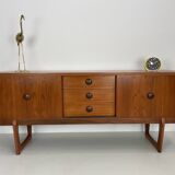 Very rare model of vintage sideboard from the 1960s made of teak wood.