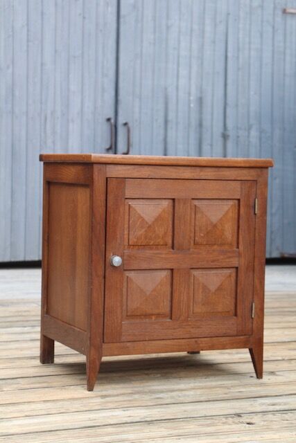 Buffet design reconstruction en chêne France 1950