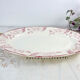 Vintage oval dish Longwy Red Iron Earth