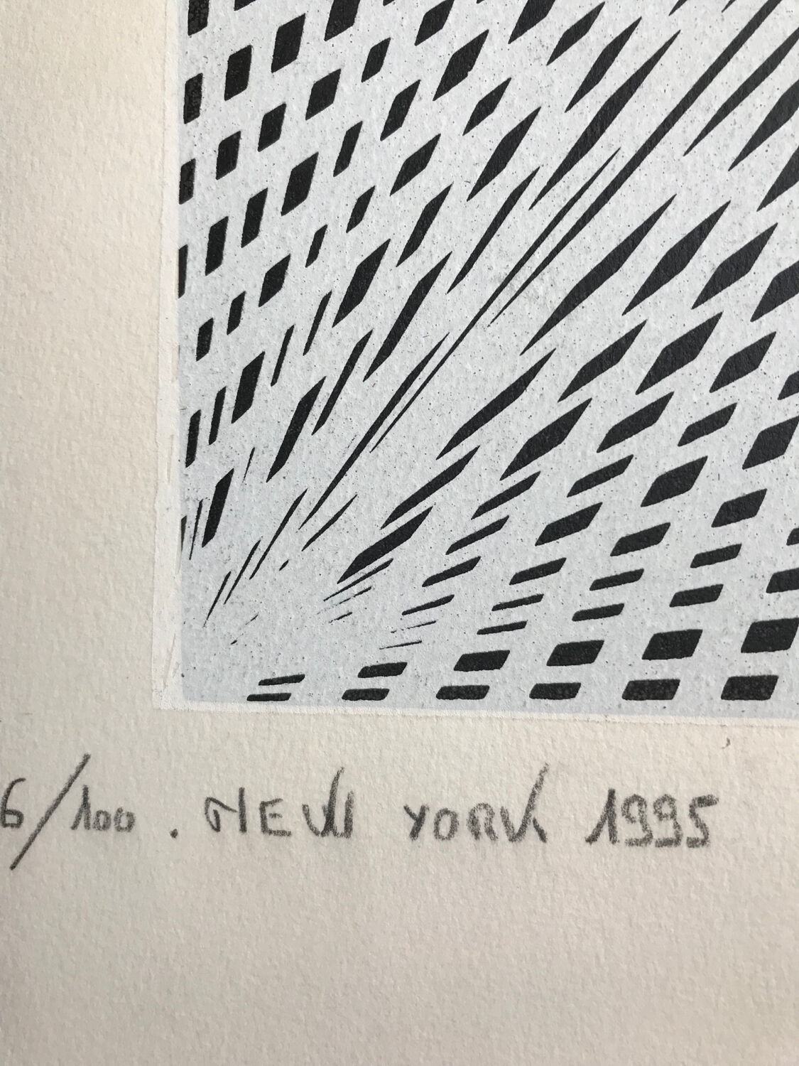 C. du P’ESSIS, active 20th century. New York, 1995. Original lithograph.