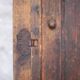 Antique wooden cabinet with 1 door, storage unit, bonnetière, kitchen furniture.