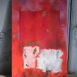 Abstract painting oil on canvas