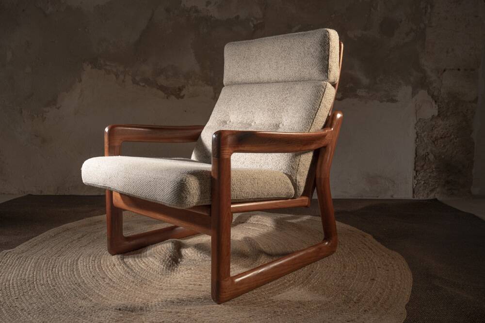 Scandinavian teak armchair
