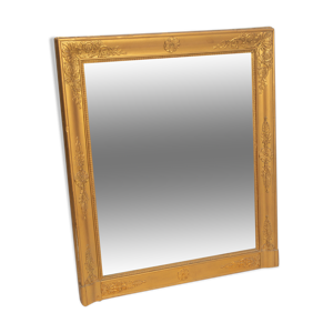 Ancien miroir doré décor