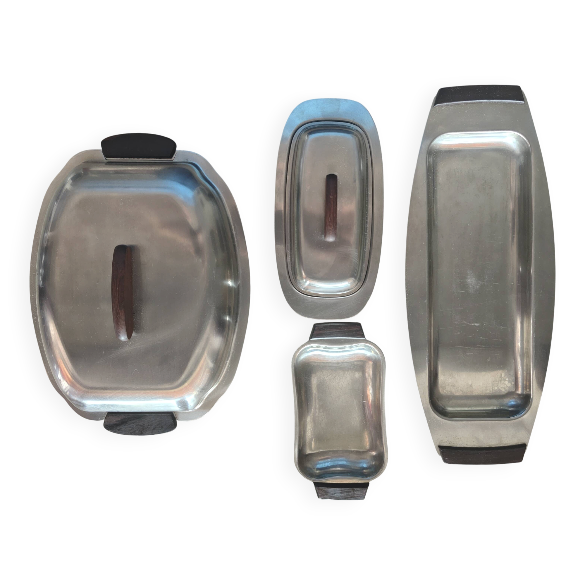 Ensemble en inox danois Set "Global" ou "Design" de MCH