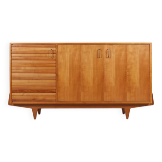Mid-Century French sideboard in full cherry wood, 1950