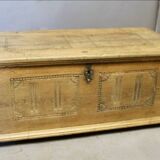 19th-century oak chest
