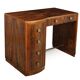 Art deco walnut desk