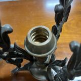 Pair of bronze candlesticks