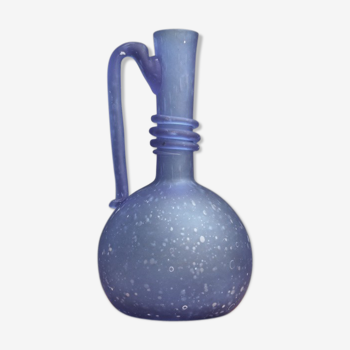 Vase en verre soufflé, bullé