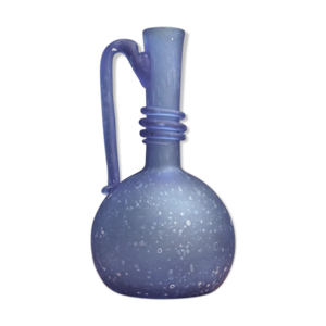Vase en verre soufflé, bullé