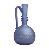 Blown glass vase, bubbled