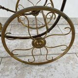 Desserte / bar roulant en laiton de Josef Franck pour Svenskt Tenn Suede annee 50/60