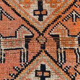 3x13 Faded Orange Vintage Runner Rug, 87x383Cm SK 23482