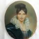 Miniature portrait painting