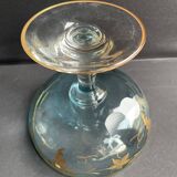 Large crystal bowl signed De Wan - Verrerie de Torino