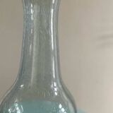 BIOT blue glass vase