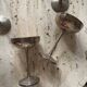 8 silver plated ice cream cups, Italy